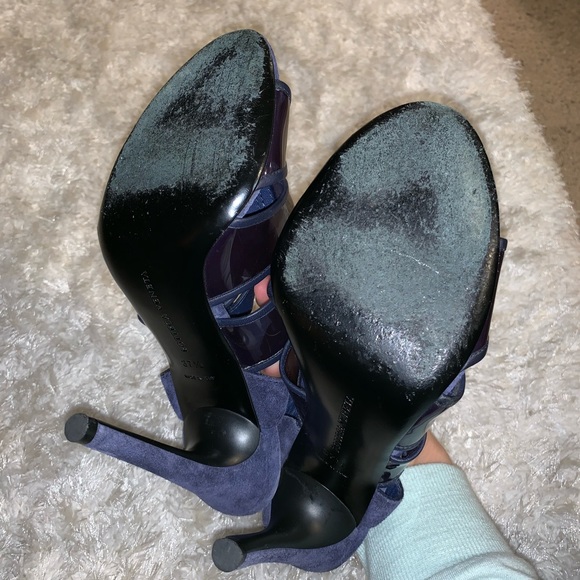 Bottega Veneta suede caged sandals - Picture 7 of 8